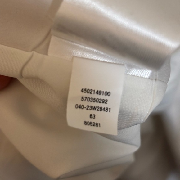 NWT White House Black Market Luna Wide Leg Trousers White Women’s Size 14 Short - Picture 13 of 13